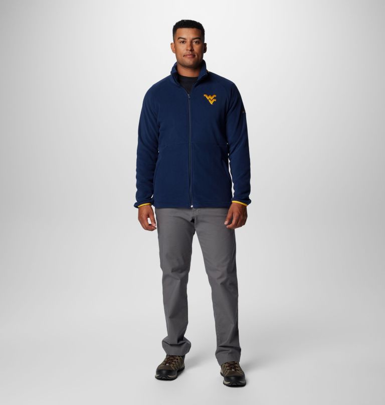 heren collegiate flanker iv fleece jacket - west virginia - lang