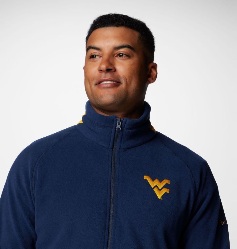 heren collegiate flanker iv fleece jacket - west virginia - lang