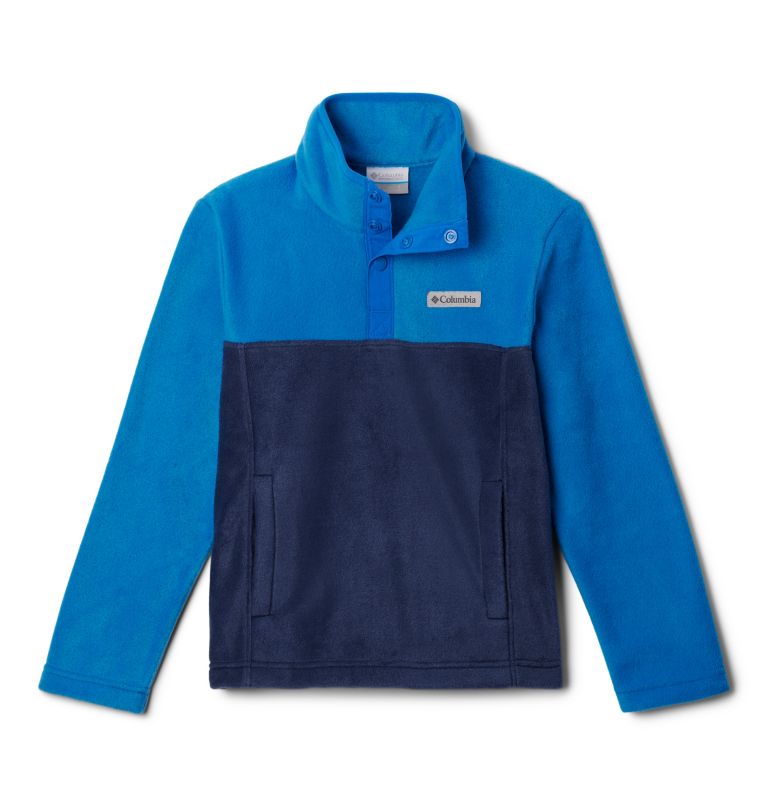 kinderpullover van steens mtn ii fleece met kwartdrukknoop