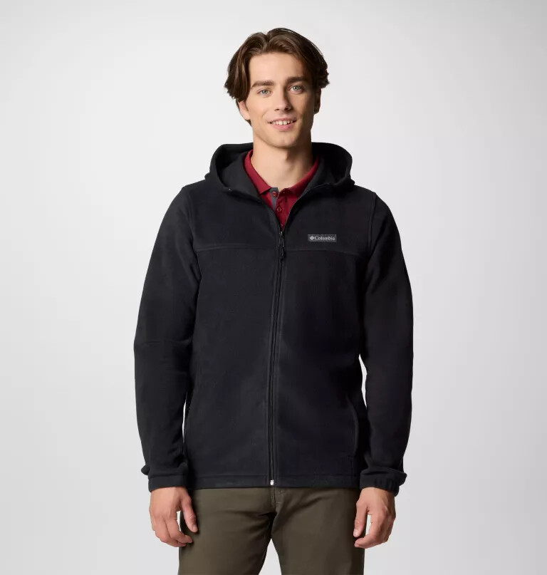 heren steens mountain fleece hoodie met volledige ritssluiting