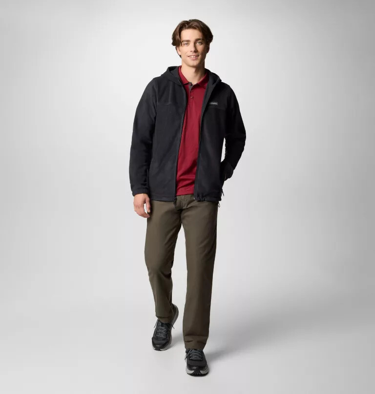 heren steens mountain fleece hoodie met volledige ritssluiting