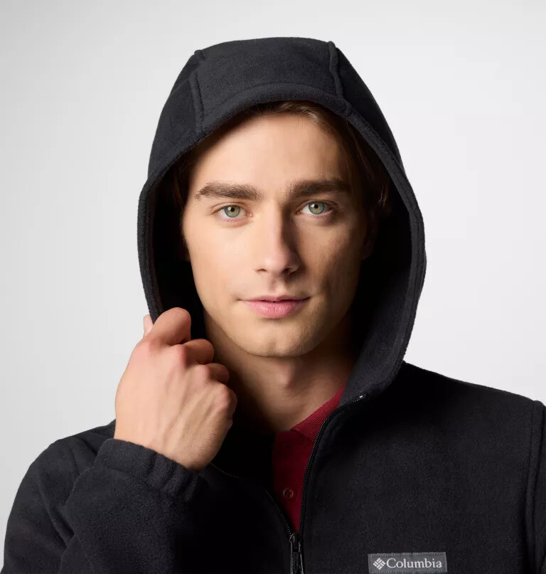 heren steens mountain fleece hoodie met volledige ritssluiting