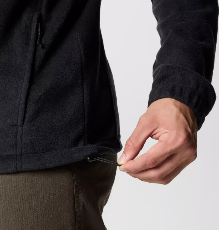 heren steens mountain fleece hoodie met volledige ritssluiting