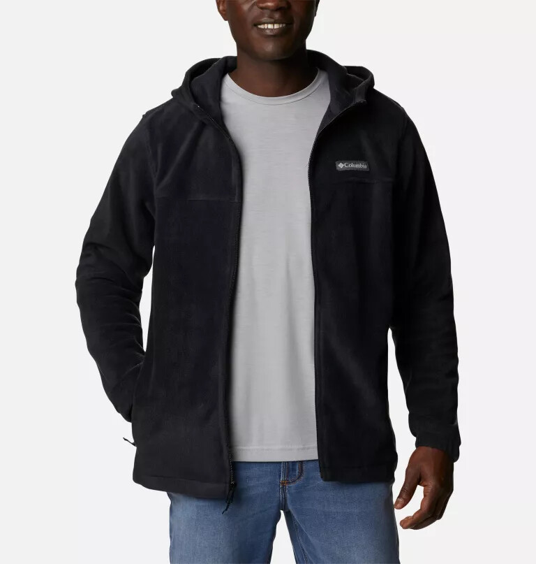heren steens mountain fleece hoodie met volledige ritssluiting