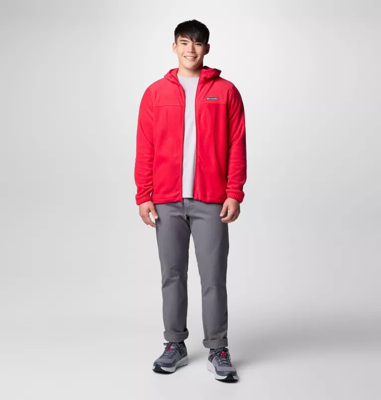 heren steens mountain fleece hoodie met volledige ritssluiting