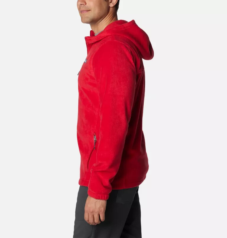 heren steens mountain fleece hoodie met volledige ritssluiting