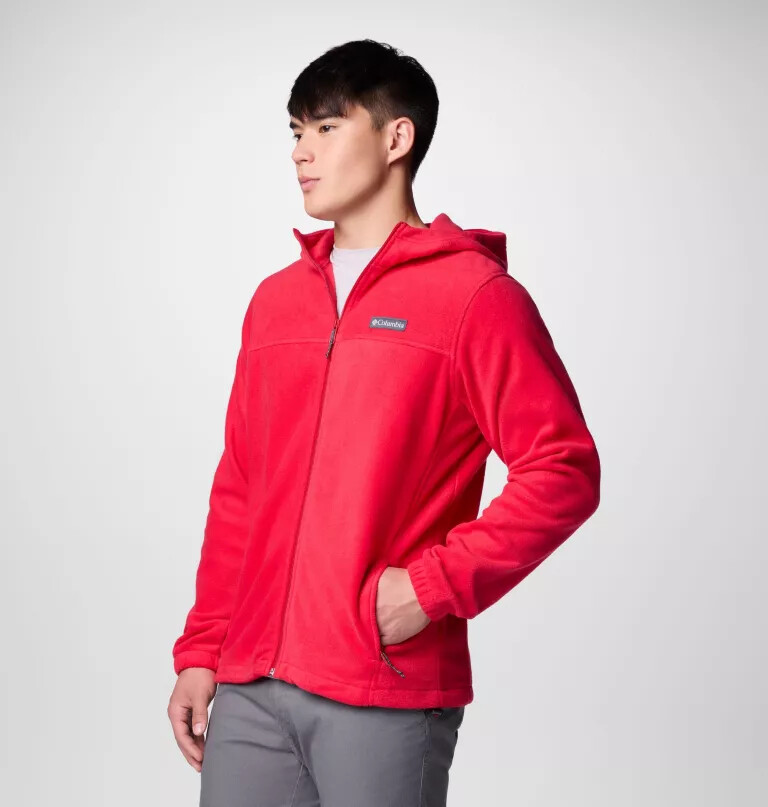 heren steens mountain fleece hoodie met volledige ritssluiting