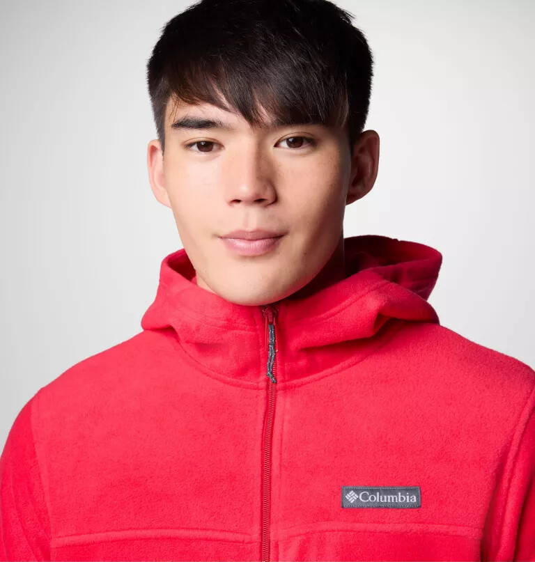 heren steens mountain fleece hoodie met volledige ritssluiting