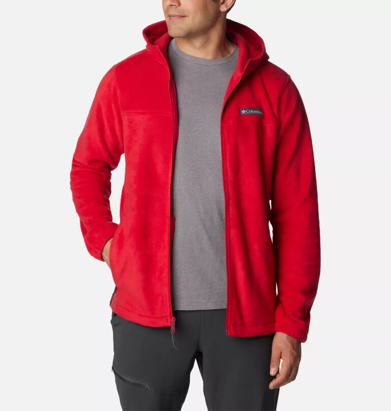 heren steens mountain fleece hoodie met volledige ritssluiting