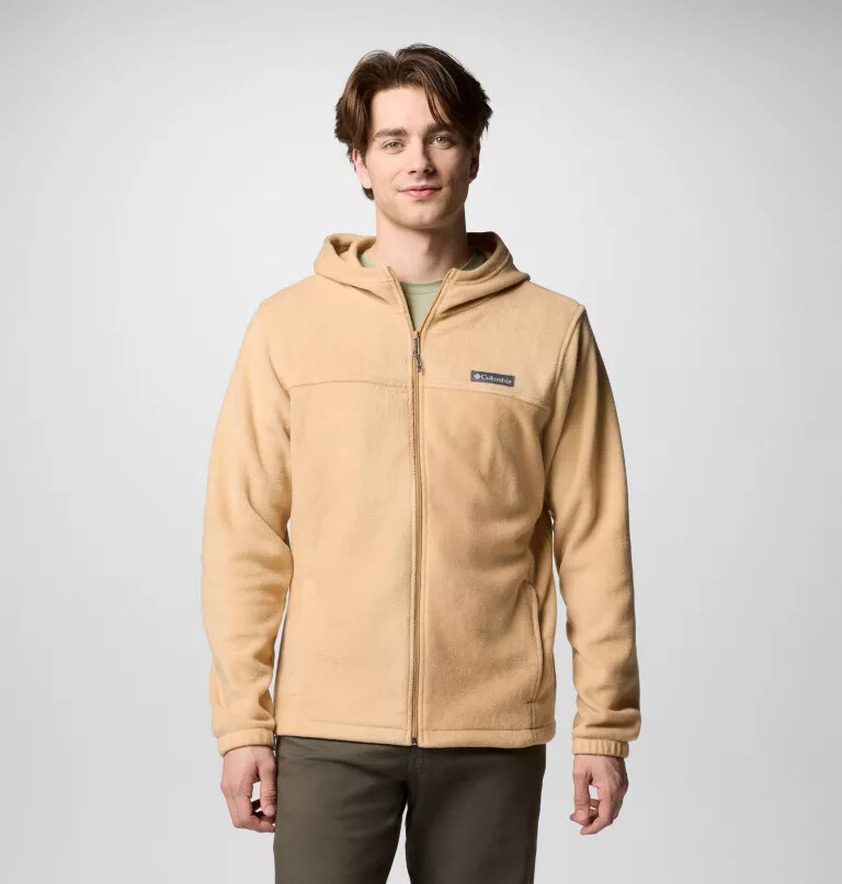 heren steens mountain fleece hoodie met volledige ritssluiting