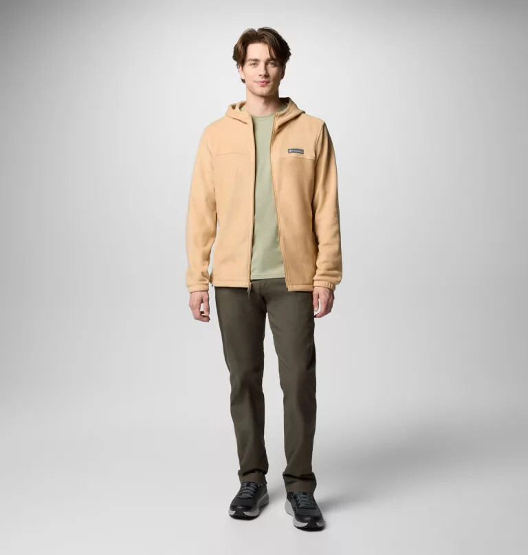heren steens mountain fleece hoodie met volledige ritssluiting