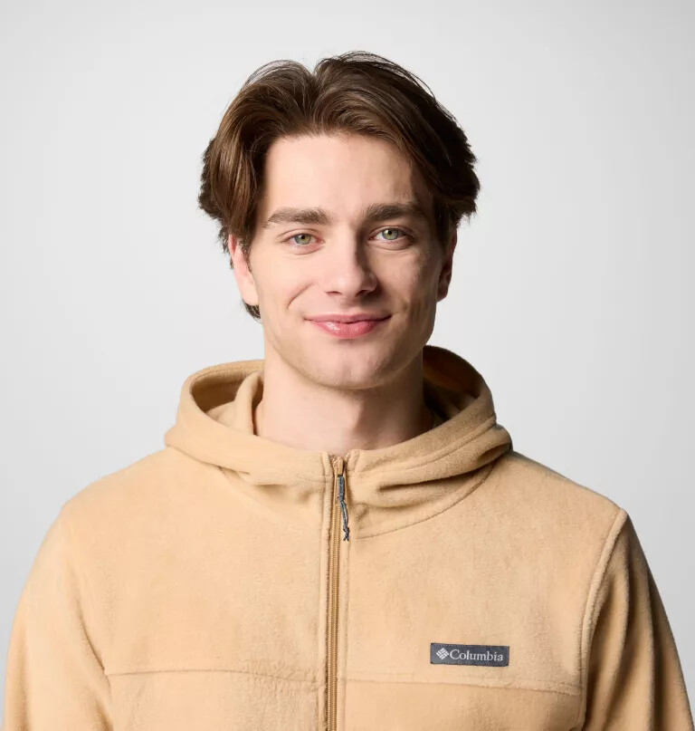 heren steens mountain fleece hoodie met volledige ritssluiting