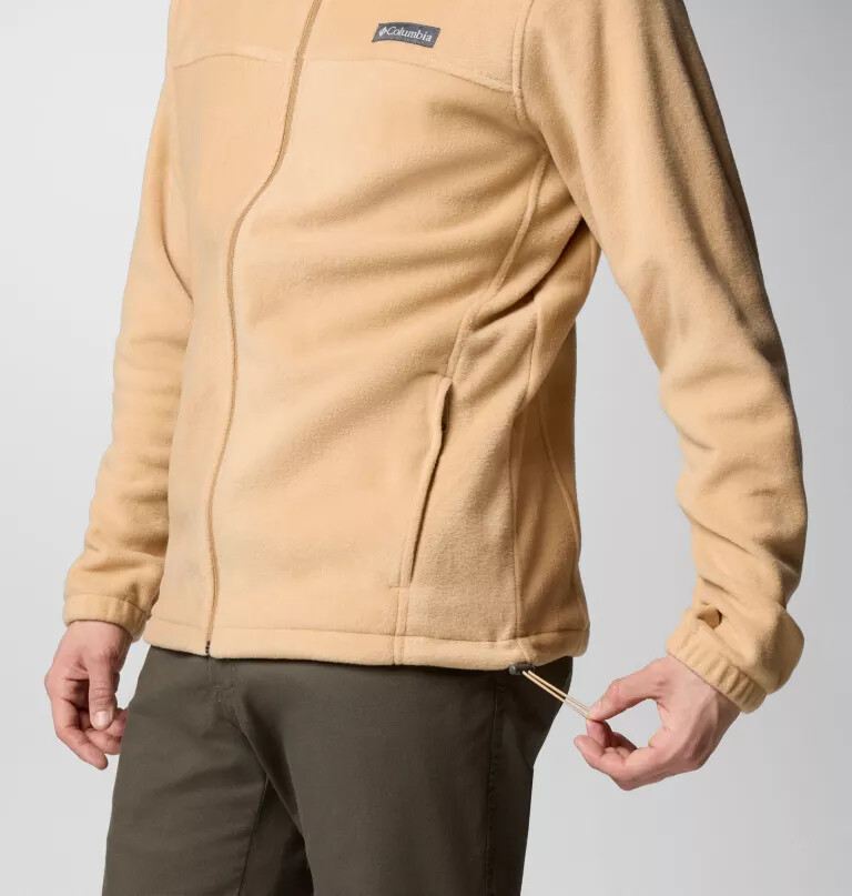 heren steens mountain fleece hoodie met volledige ritssluiting