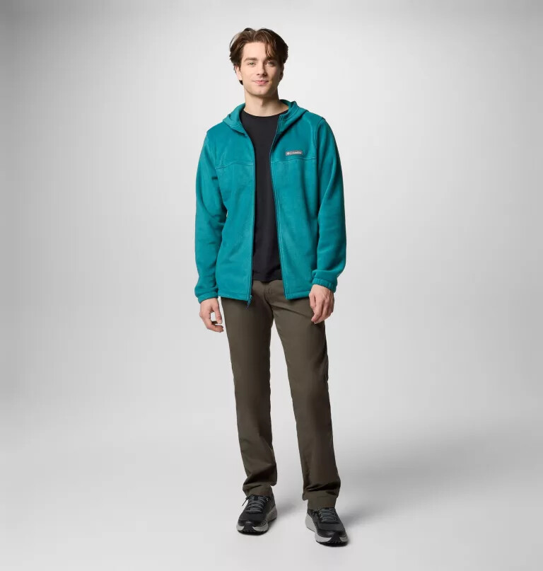 heren steens mountain fleece hoodie met volledige ritssluiting