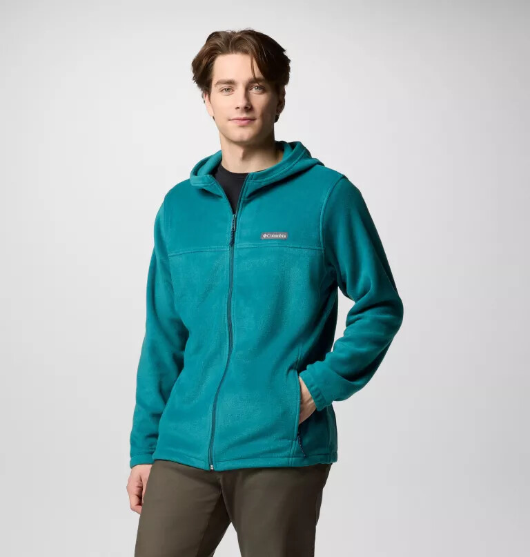 heren steens mountain fleece hoodie met volledige ritssluiting