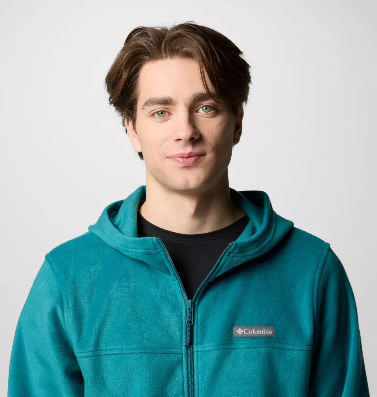 heren steens mountain fleece hoodie met volledige ritssluiting