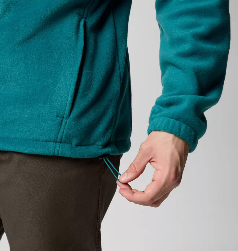 heren steens mountain fleece hoodie met volledige ritssluiting