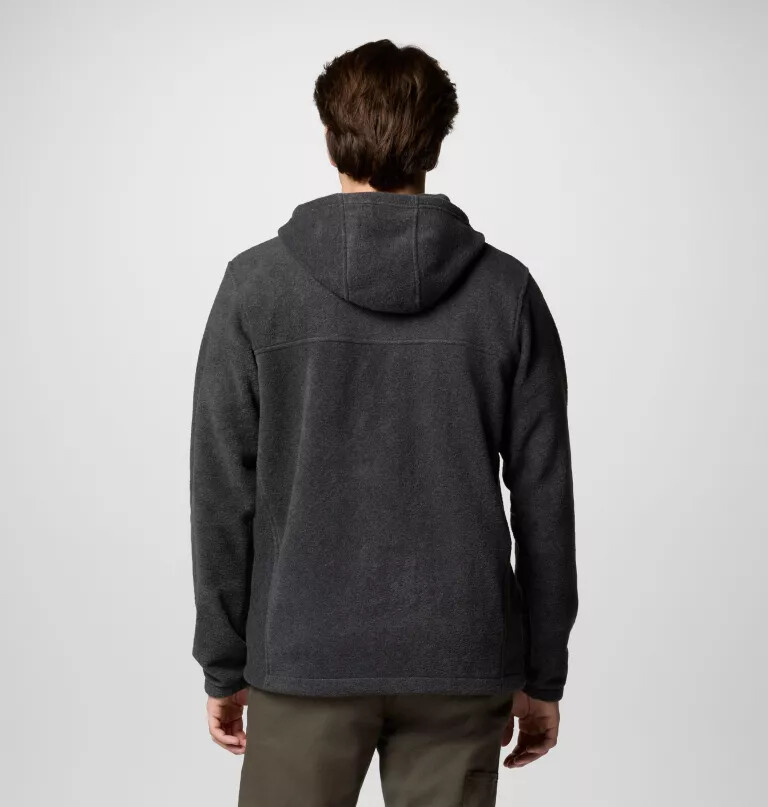 heren steens mountain fleece hoodie met volledige ritssluiting