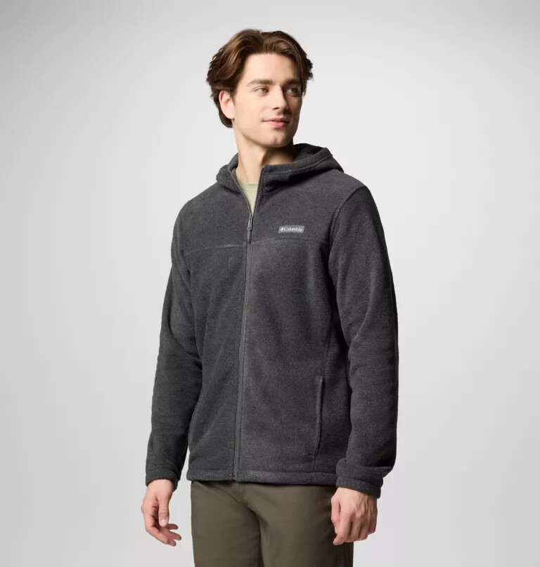 heren steens mountain fleece hoodie met volledige ritssluiting