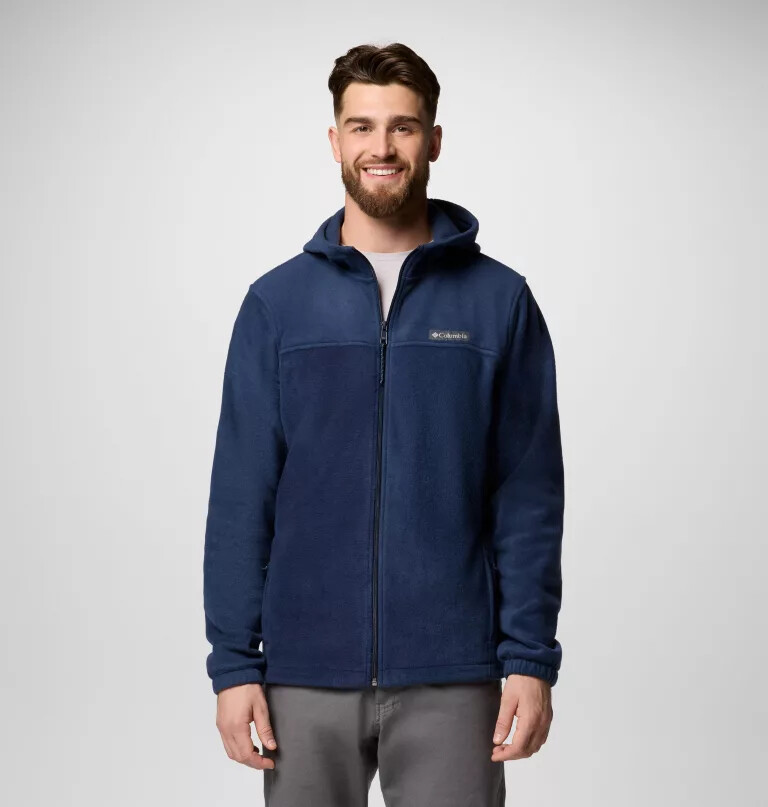 heren steens mountain fleece hoodie met volledige ritssluiting