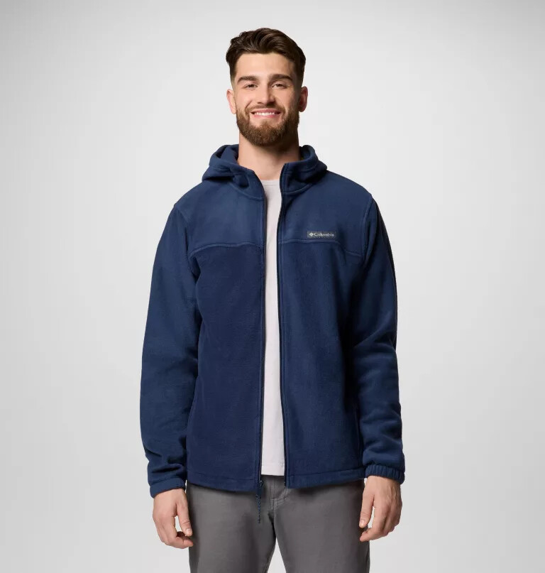 heren steens mountain fleece hoodie met volledige ritssluiting