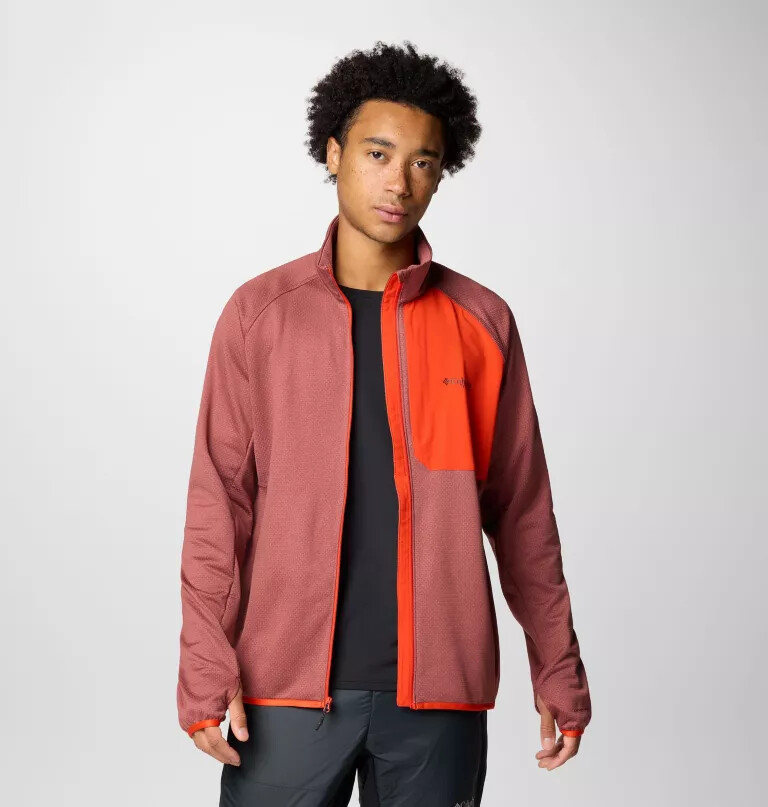 heren triple canyon grid fleece ii full zip jacket
