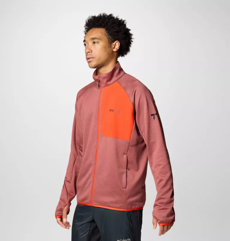 heren triple canyon grid fleece ii full zip jacket