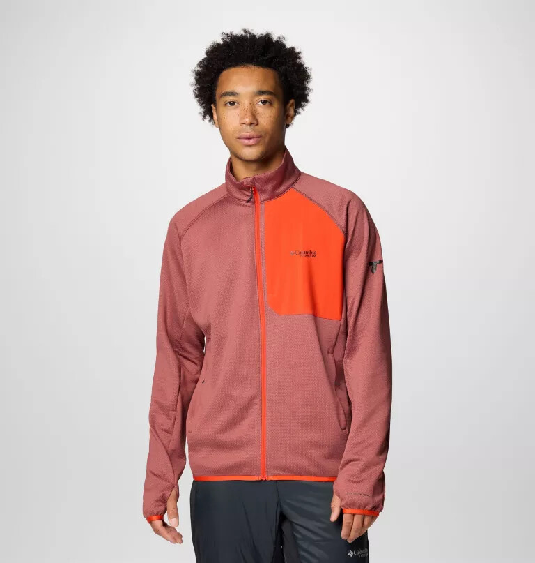 heren triple canyon grid fleece ii full zip jacket