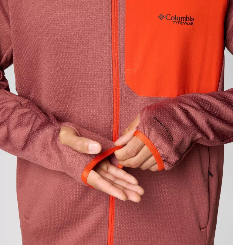 heren triple canyon grid fleece ii full zip jacket