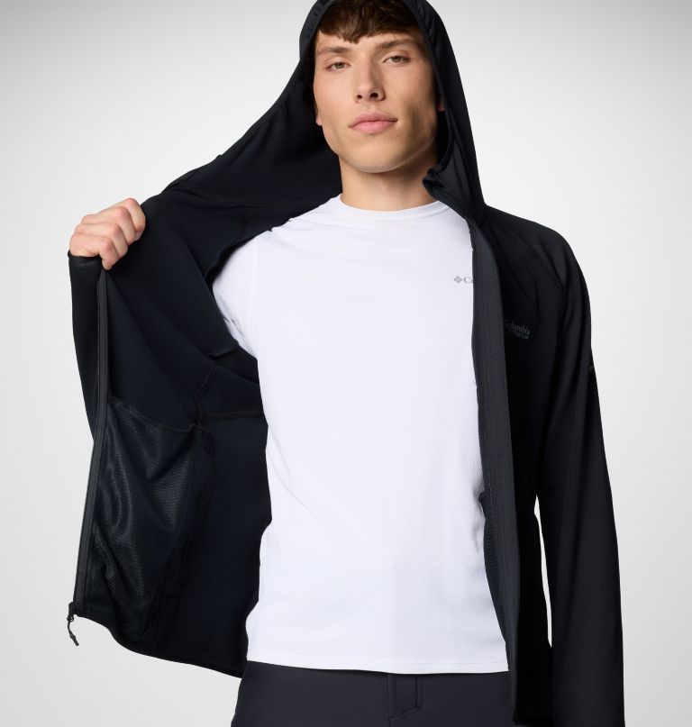 heren triple canyon grid ii fleece capuchonjas met volledige ritssluiting