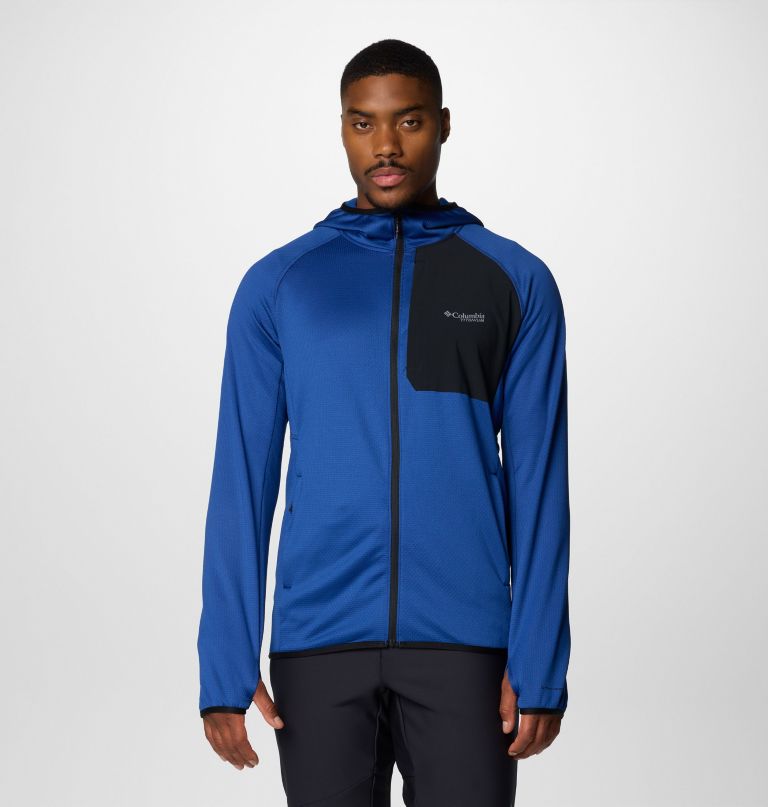 heren triple canyon grid ii fleece capuchonjas met volledige ritssluiting