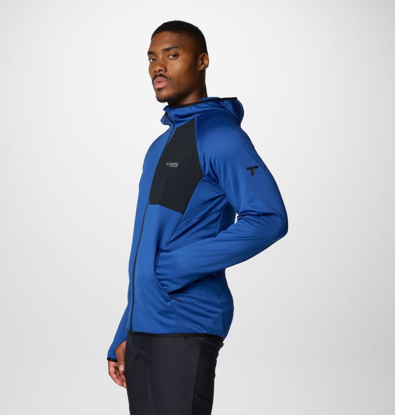 heren triple canyon grid ii fleece capuchonjas met volledige ritssluiting