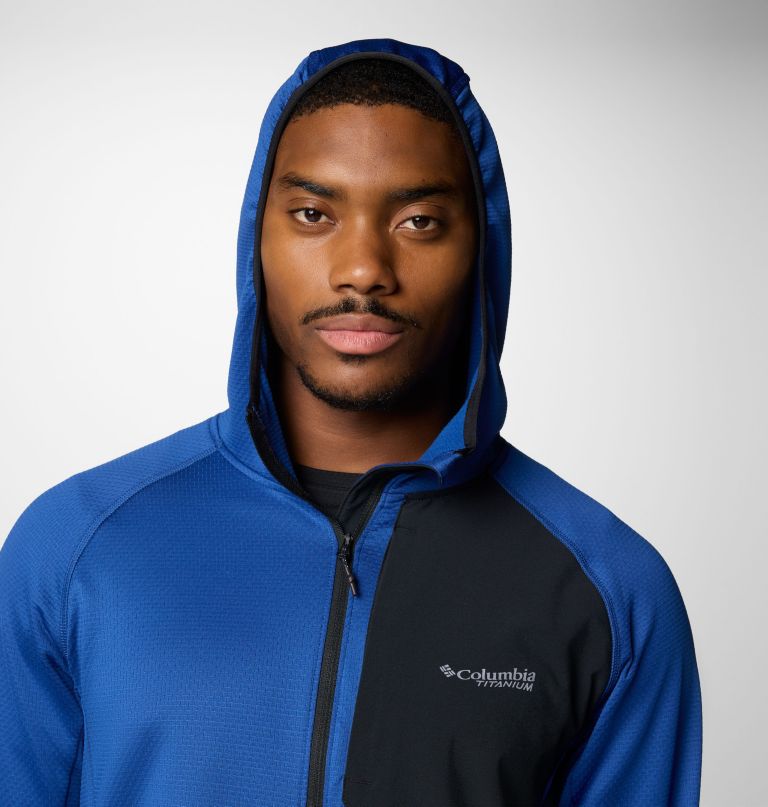 heren triple canyon grid ii fleece capuchonjas met volledige ritssluiting