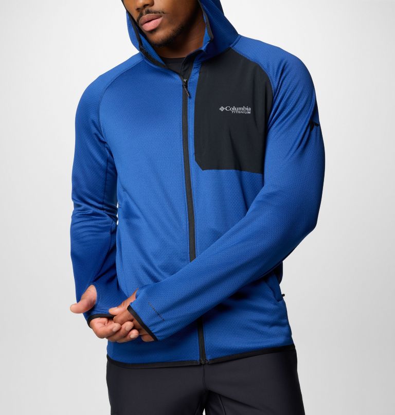 heren triple canyon grid ii fleece capuchonjas met volledige ritssluiting