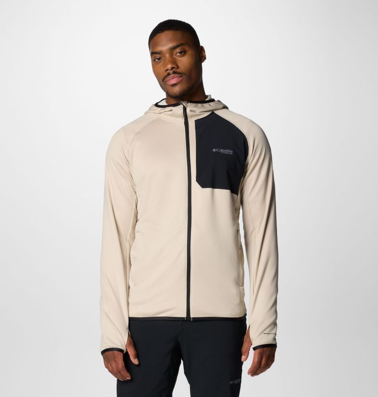 heren triple canyon grid ii fleece capuchonjas met volledige ritssluiting
