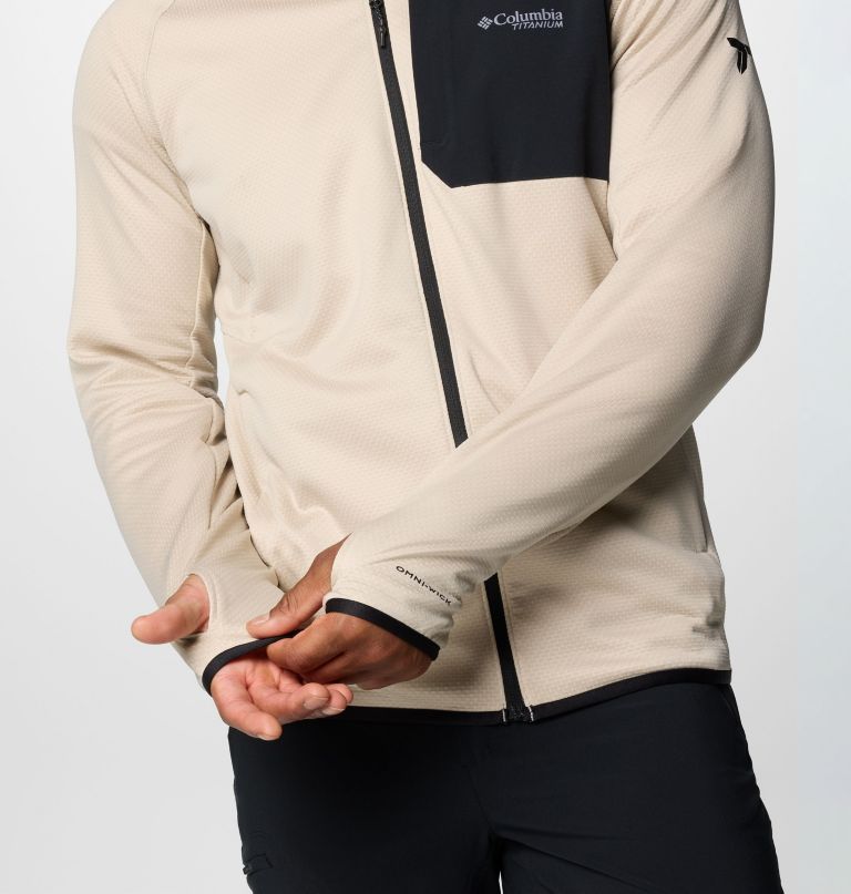heren triple canyon grid ii fleece capuchonjas met volledige ritssluiting