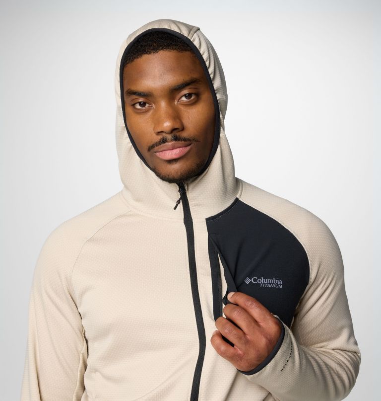heren triple canyon grid ii fleece capuchonjas met volledige ritssluiting