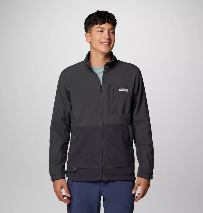 pfg uncharted fleecejack met volledige ritssluiting voor heren