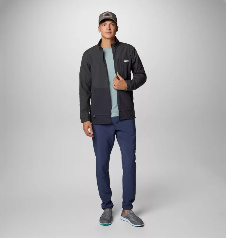 pfg uncharted fleecejack met volledige ritssluiting voor heren