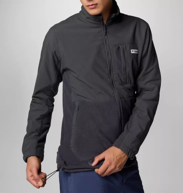 pfg uncharted fleecejack met volledige ritssluiting voor heren