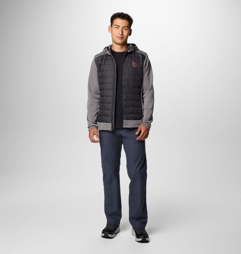 heren collegiate out-shield hybrid hoodie - ohio state