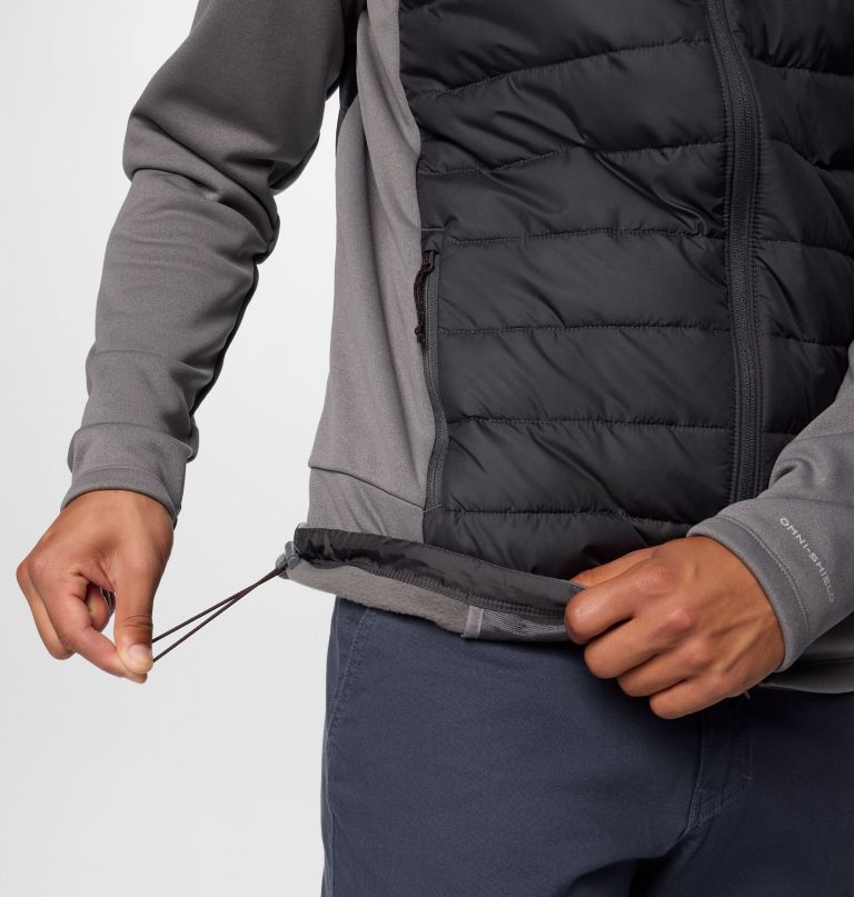 heren collegiate out-shield hybrid hoodie - ohio state