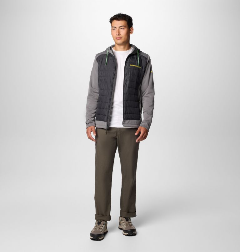heren collegiate out-shield hybrid hoodie - oregon