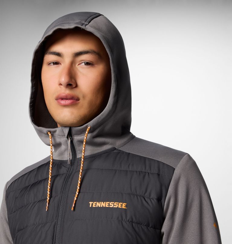 heren collegiate out-shield hybrid hoodie - tennessee