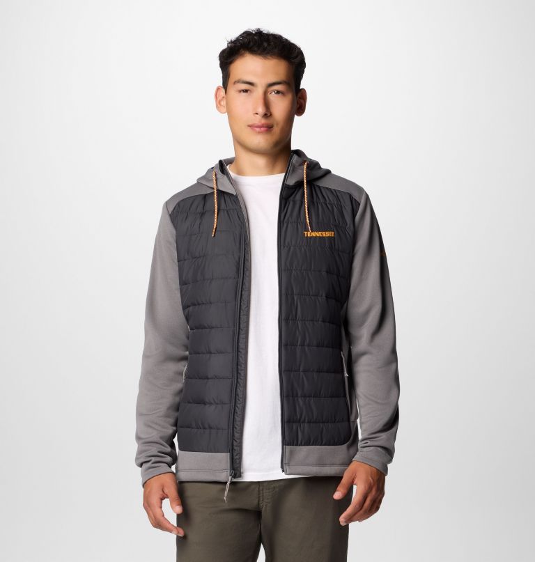 heren collegiate out-shield hybrid hoodie - tennessee
