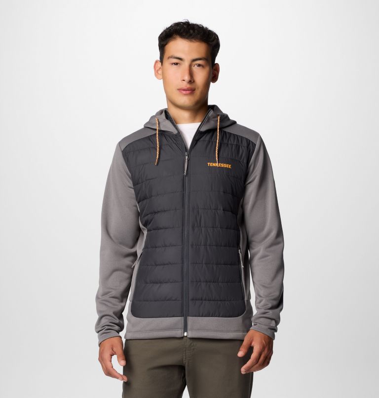 heren collegiate out-shield hybrid hoodie - tennessee
