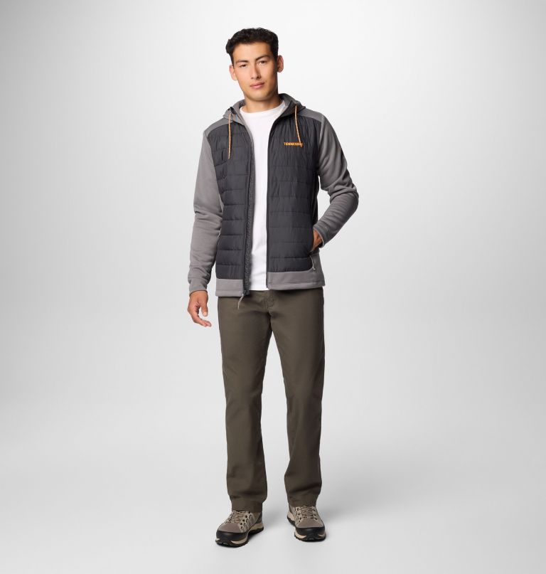 heren collegiate out-shield hybrid hoodie - tennessee