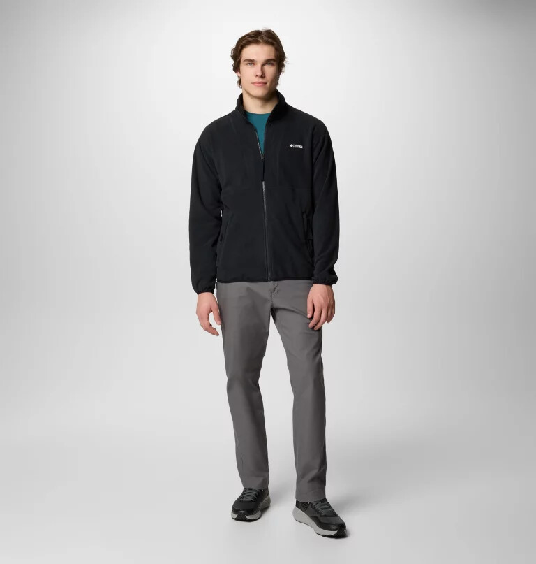 heren backbowl ii lichtgewicht fleece jas met volledige ritssluiting