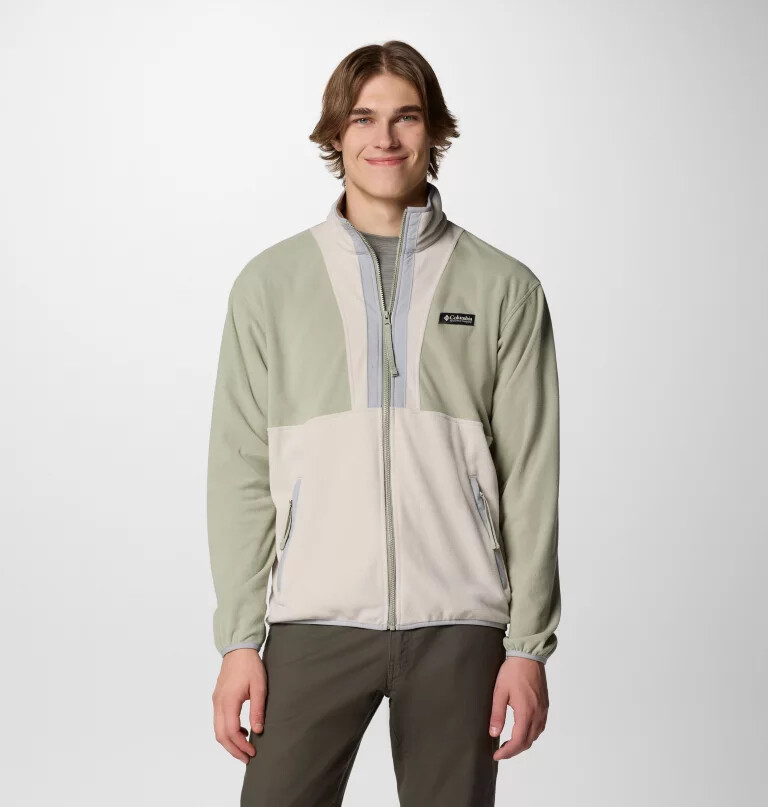 heren backbowl ii lichtgewicht fleece jas met volledige ritssluiting