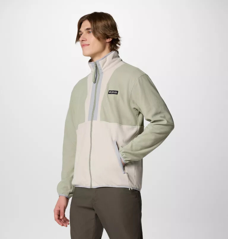 heren backbowl ii lichtgewicht fleece jas met volledige ritssluiting